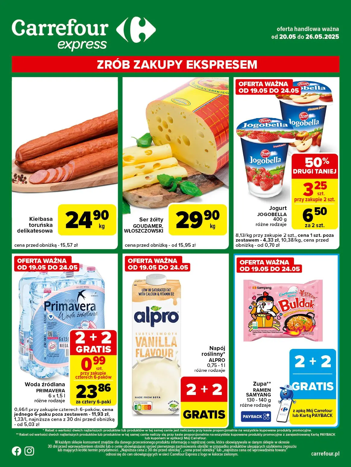 gazetka promocyjna Carrefour Express Zrób zakupy ekspresem - Strona 1