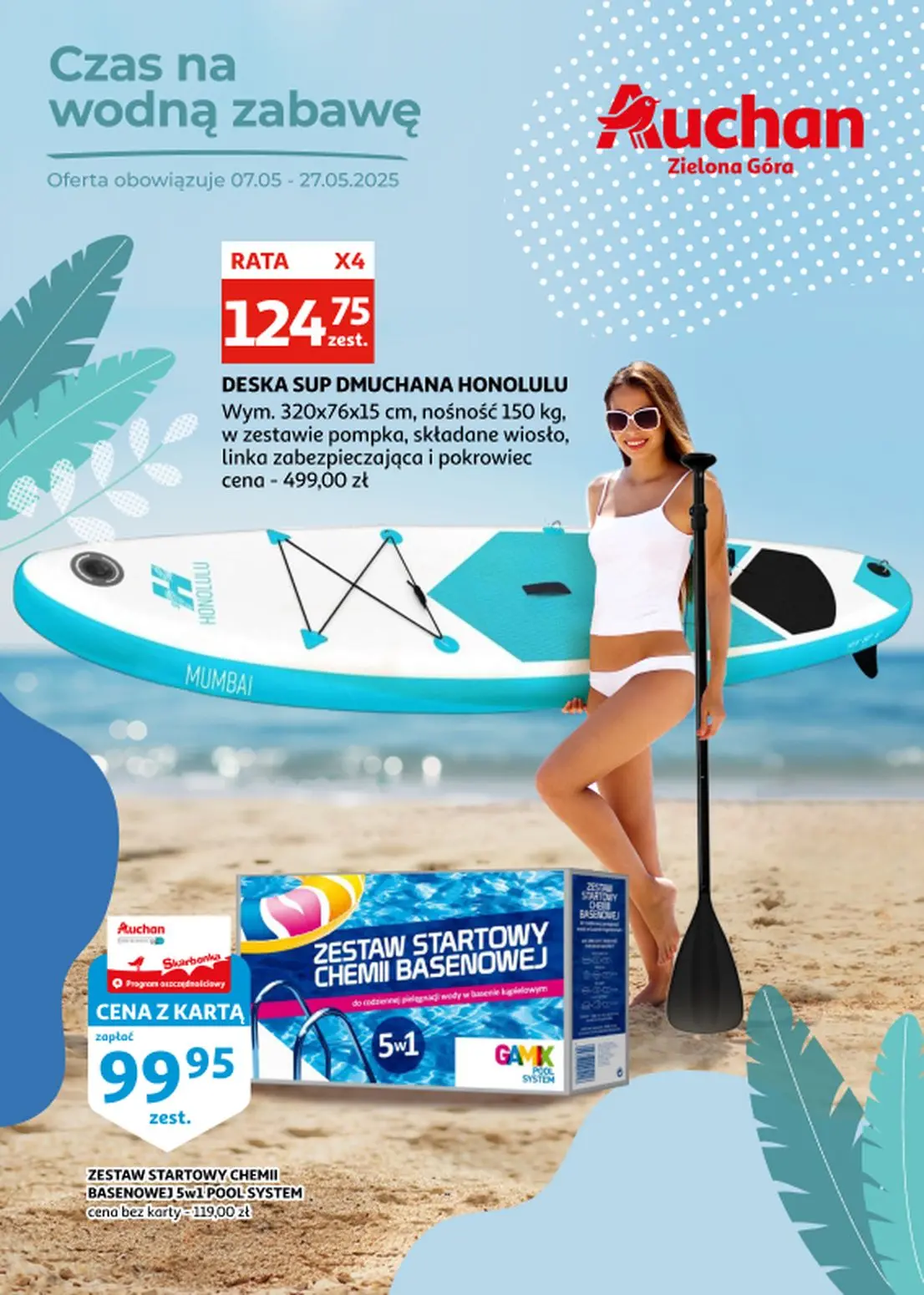 gazetka promocyjna Auchan Zielona Góra - baseny - Strona 1