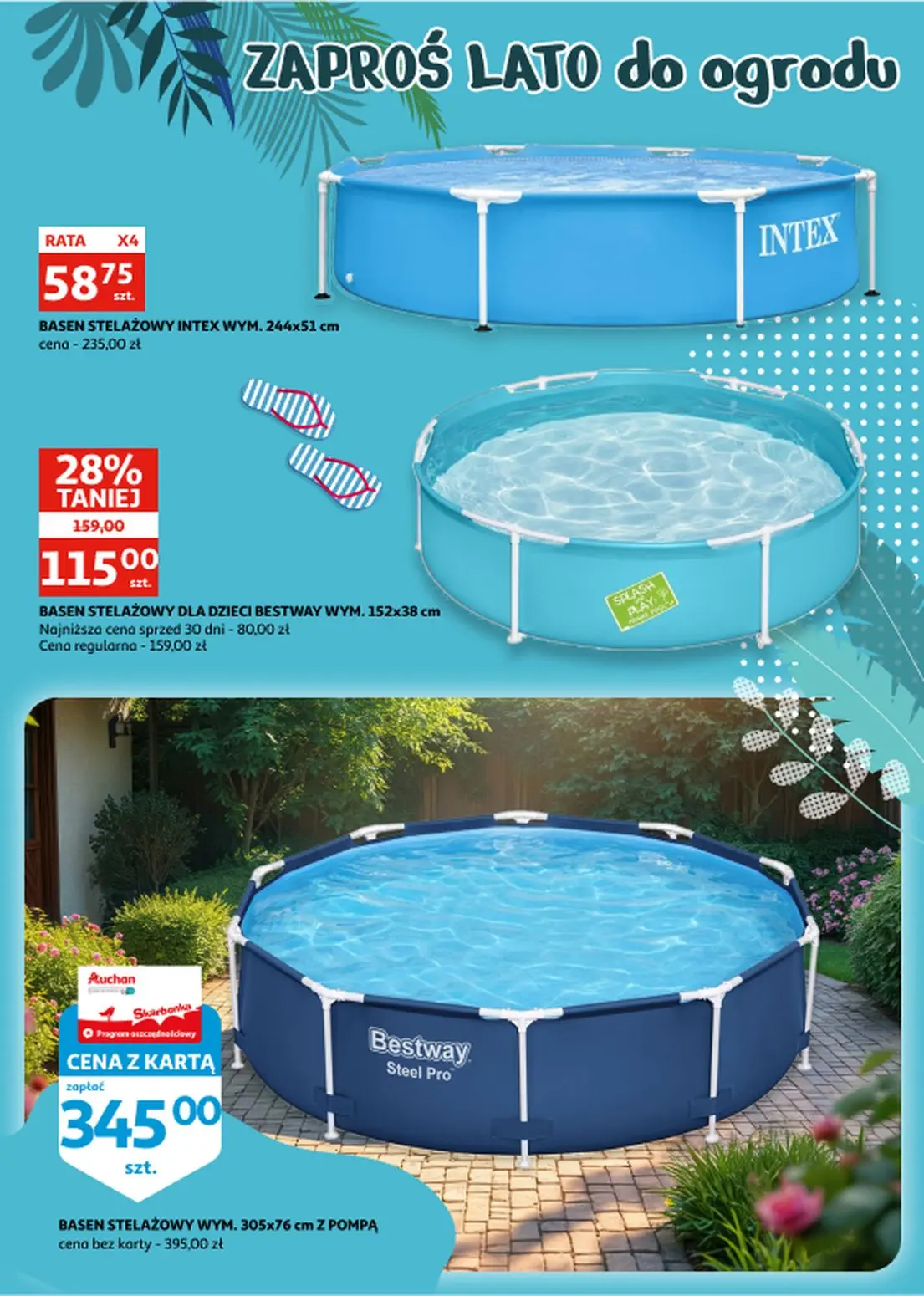 gazetka promocyjna Auchan Zielona Góra - baseny - Strona 5