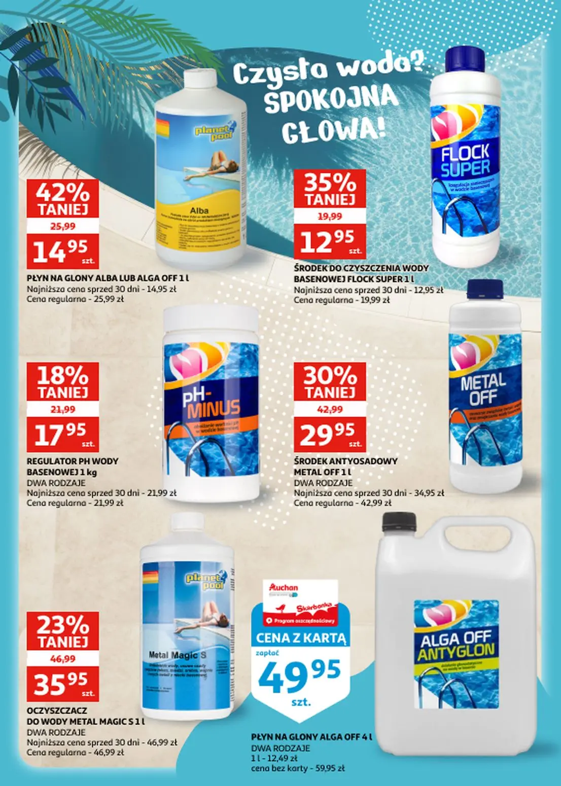 gazetka promocyjna Auchan Zielona Góra - baseny - Strona 8