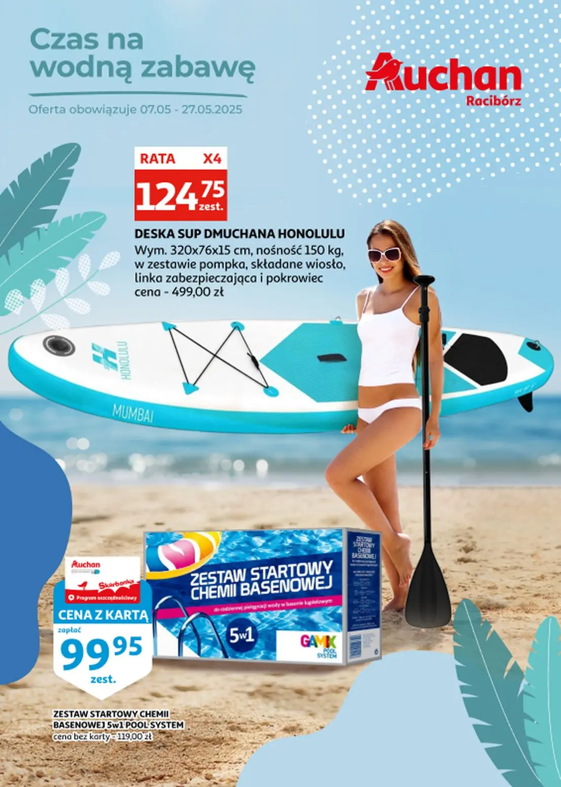 gazetka promocyjna Auchan Racibórz - baseny - Strona 1