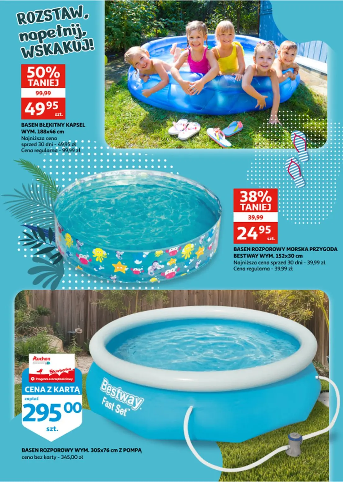 gazetka promocyjna Auchan Racibórz - baseny - Strona 3