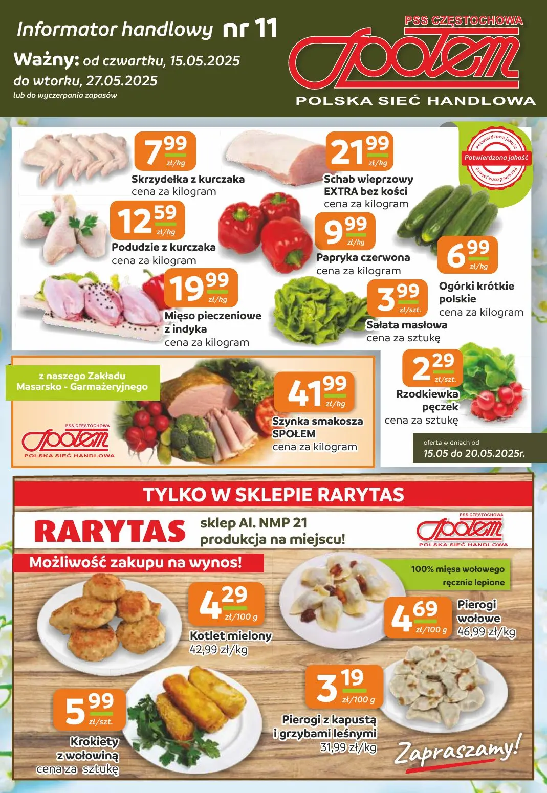 gazetka promocyjna Społem Częstochowa - Strona 1