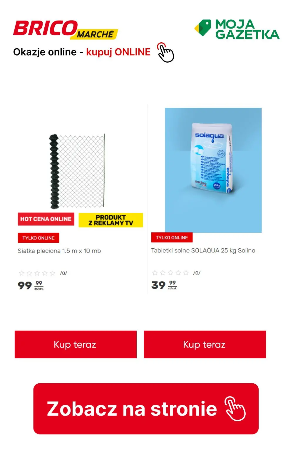 gazetka promocyjna BRICOMARCHE Najlepsze okazje online! - Strona 3