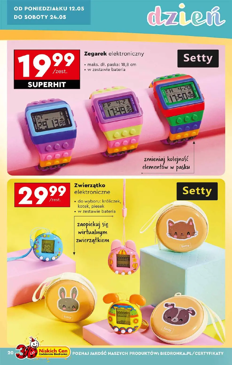gazetka promocyjna Biedronka Okazje tygodnia, Od soboty - Strona 20