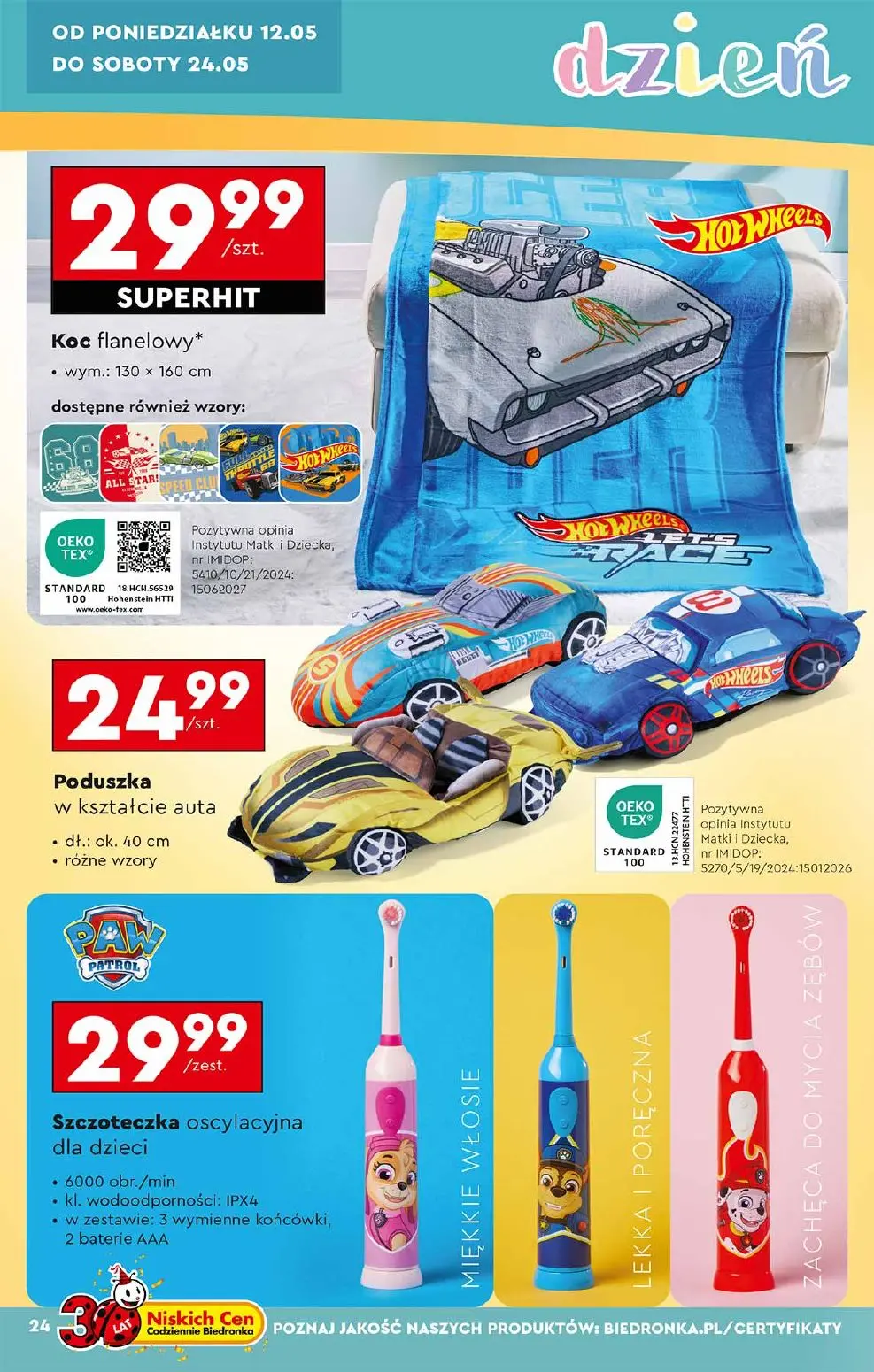 gazetka promocyjna Biedronka Okazje tygodnia, Od soboty - Strona 24