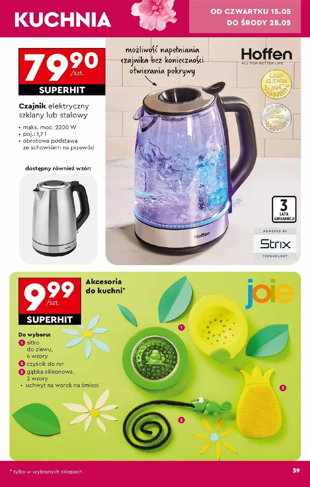 gazetka promocyjna Biedronka Okazje tygodnia, Od soboty - Strona 39