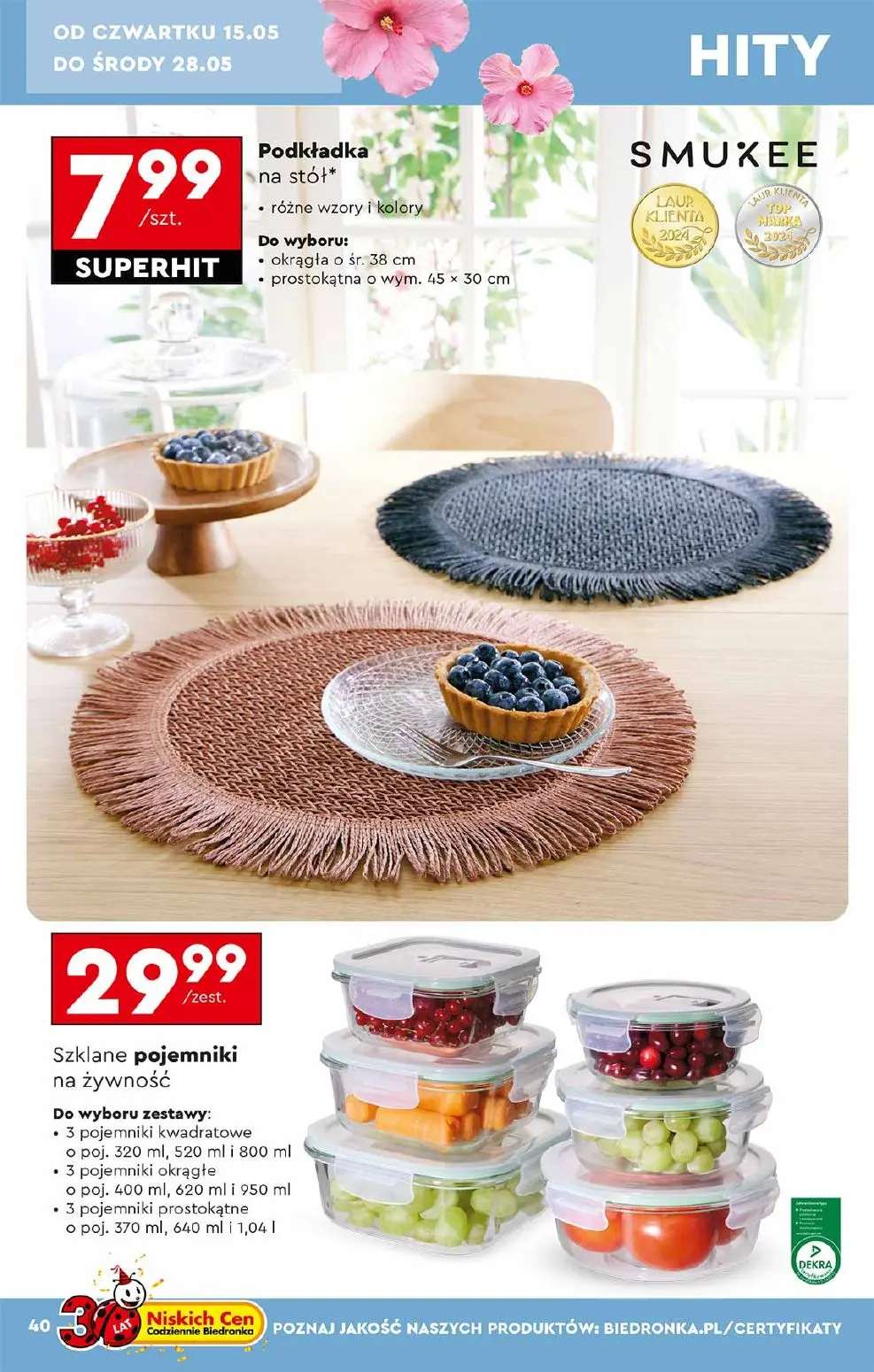 gazetka promocyjna Biedronka Okazje tygodnia, Od soboty - Strona 40