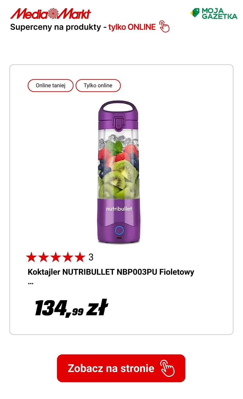 gazetka promocyjna Media Markt SUPER ceny na produkty dostępne tylko online! - Strona 2