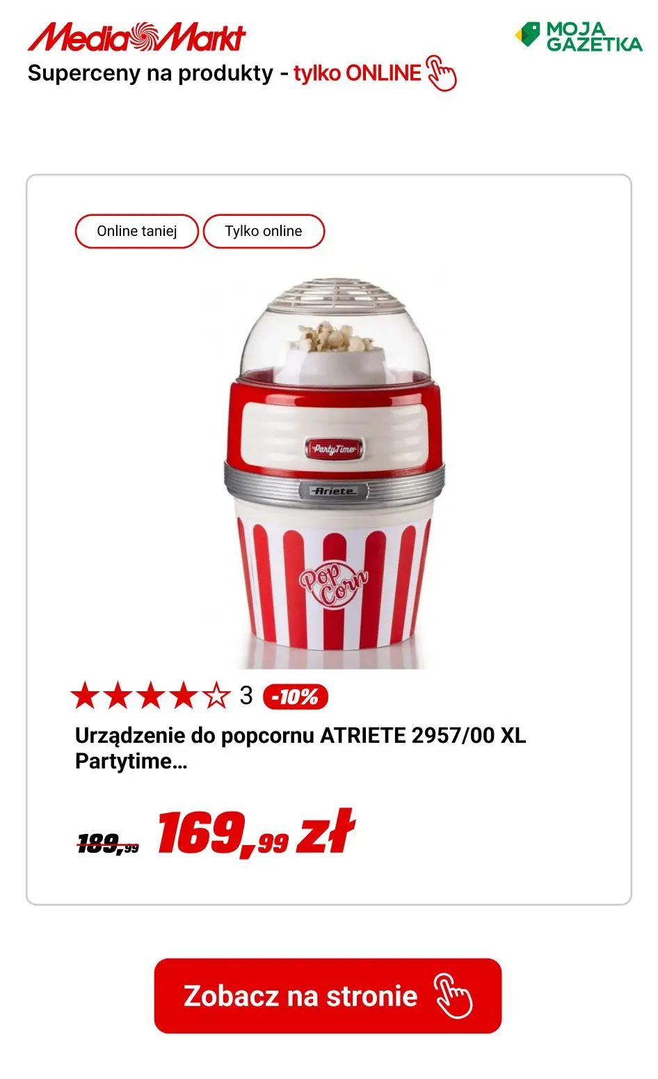 gazetka promocyjna Media Markt SUPER ceny na produkty dostępne tylko online! - Strona 4