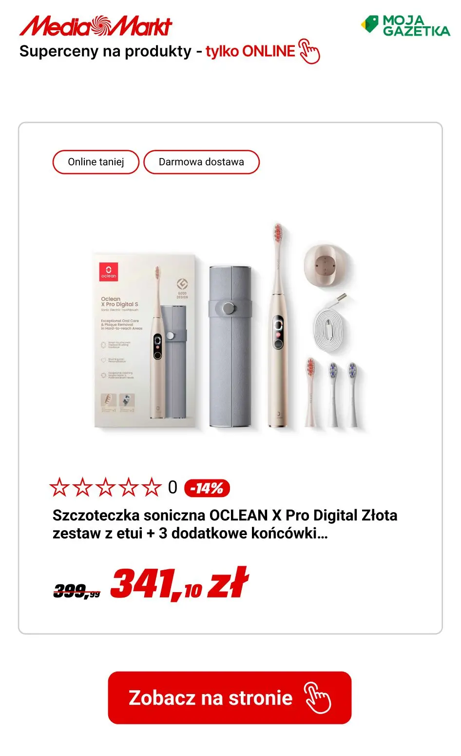 gazetka promocyjna Media Markt SUPER ceny na produkty dostępne tylko online! - Strona 6