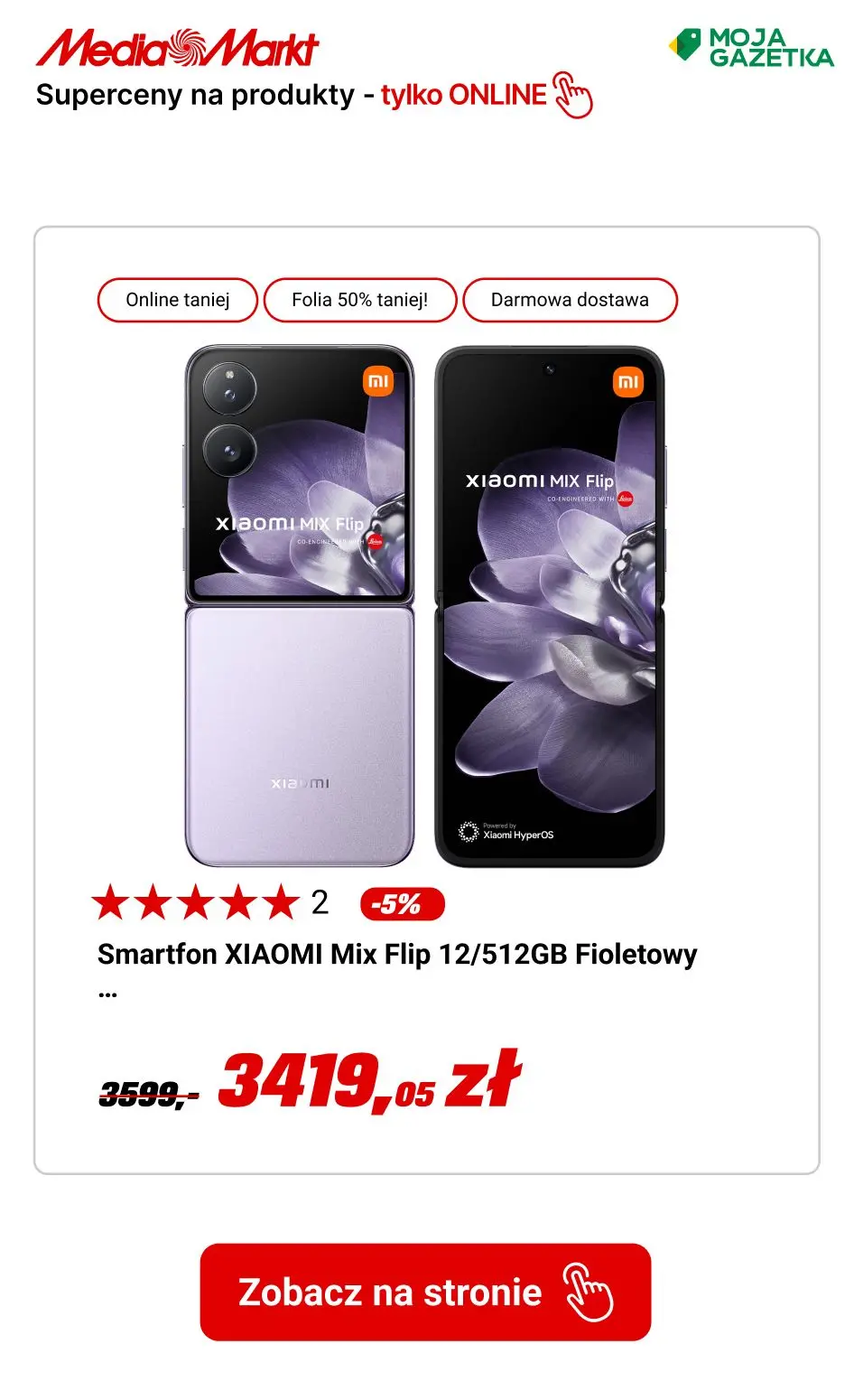 gazetka promocyjna Media Markt SUPER ceny na produkty dostępne tylko online! - Strona 7