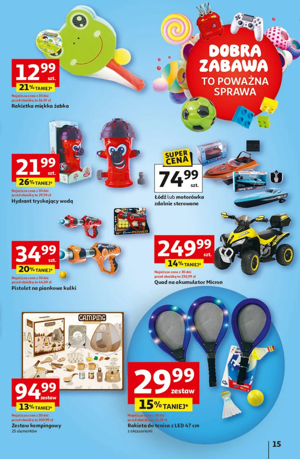 gazetka promocyjna Auchan Pewność niskich cen - Strona 15