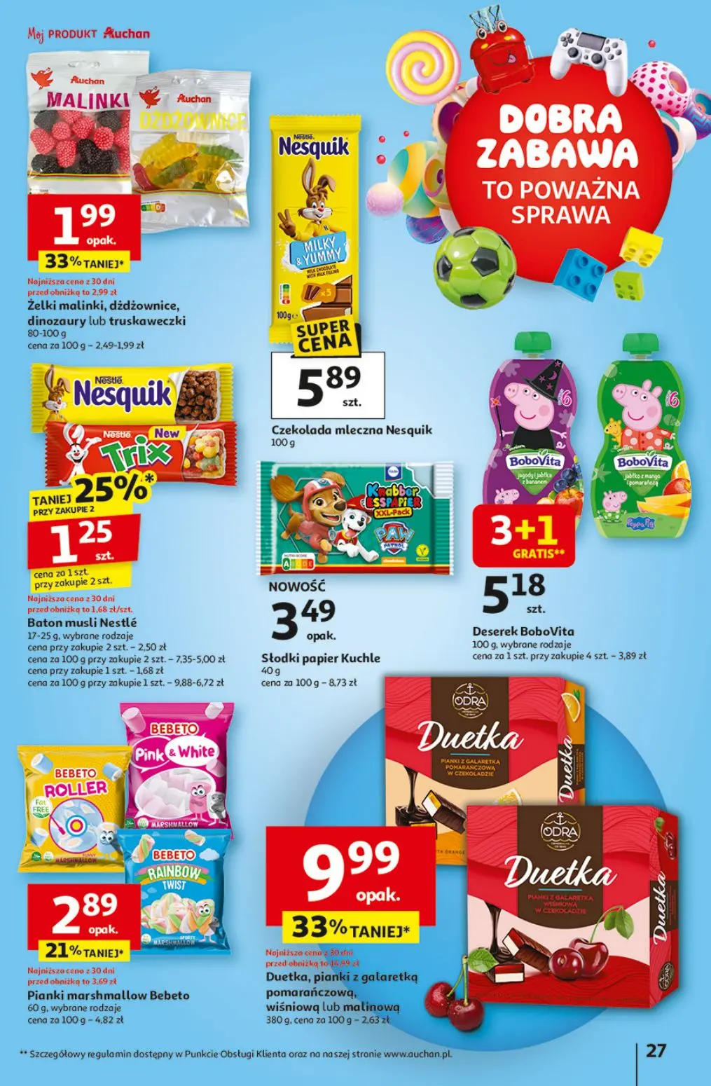 gazetka promocyjna Auchan Pewność niskich cen - Strona 27