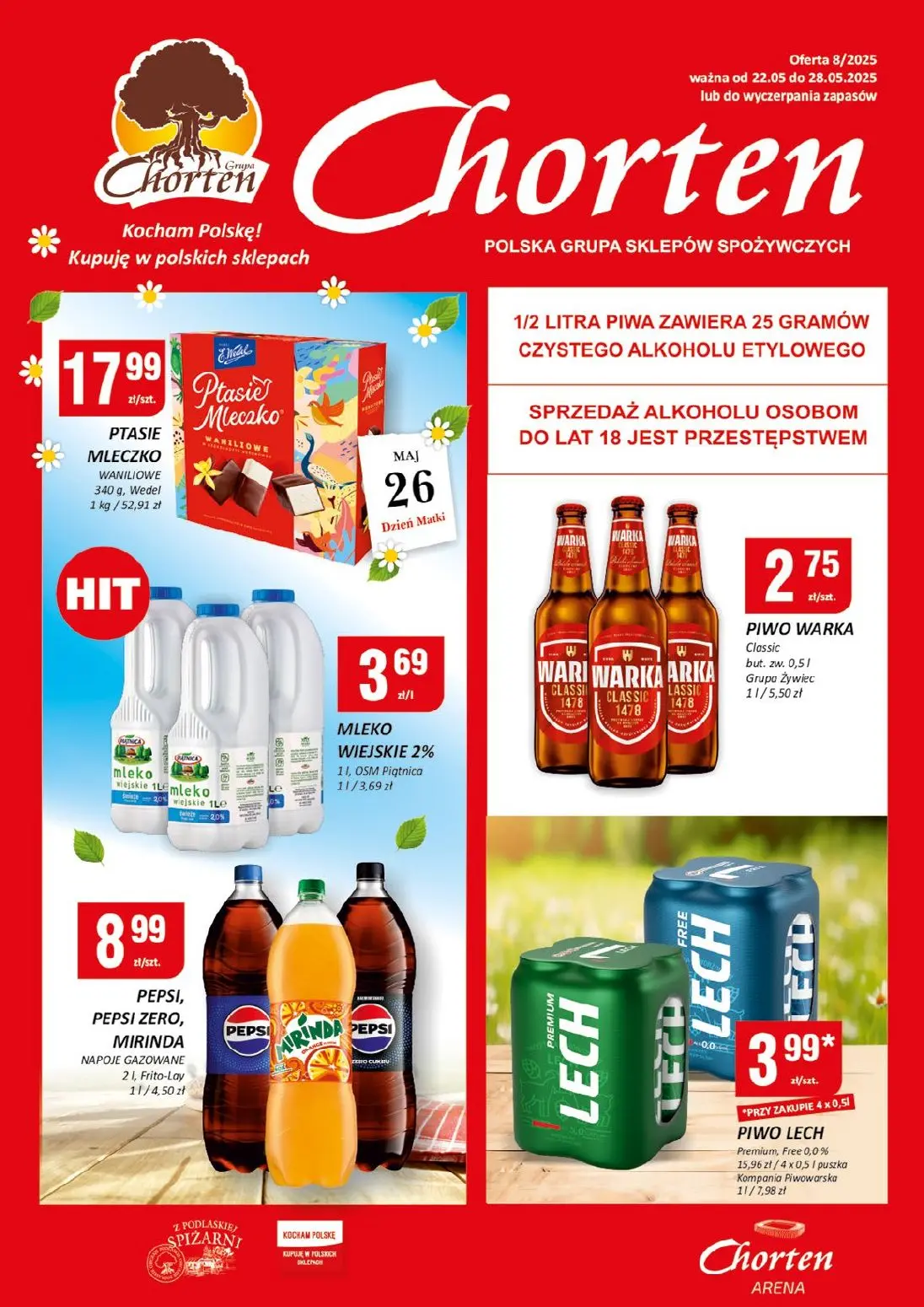 gazetka promocyjna Chorten Łódzkie - minimarket - Strona 1