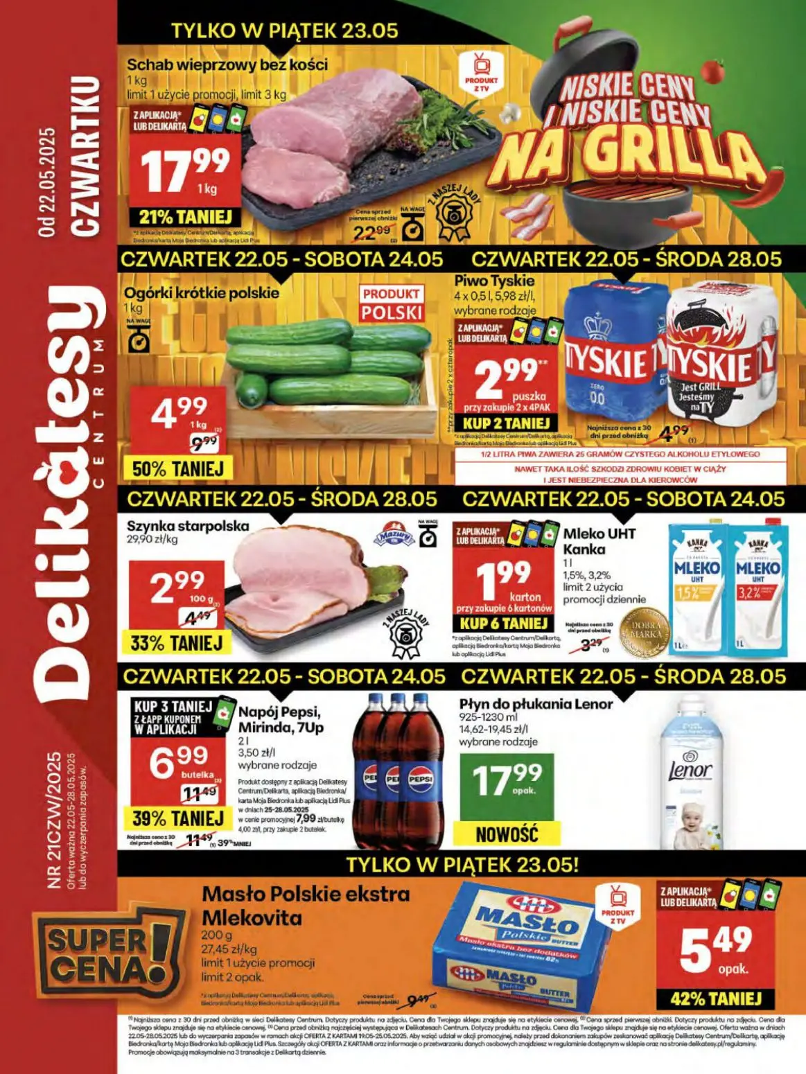 gazetka promocyjna Delikatesy Centrum Od czwartku - Strona 1