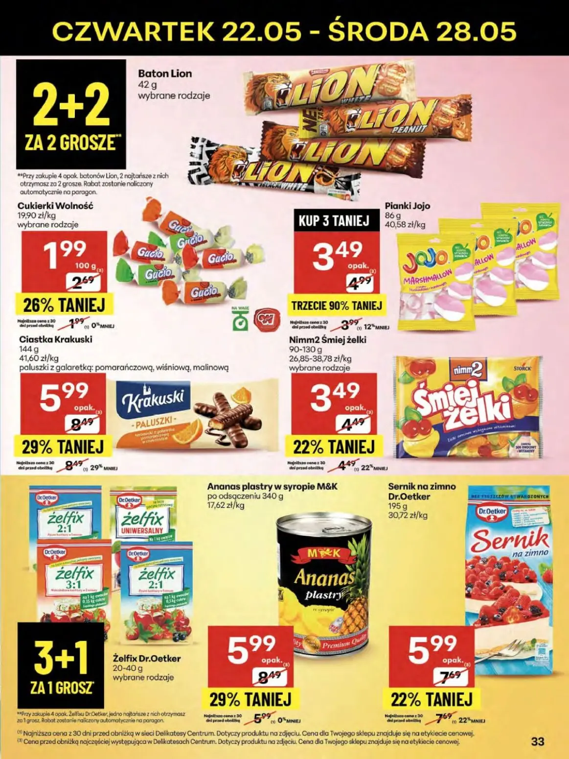 gazetka promocyjna Delikatesy Centrum Od czwartku - Strona 33
