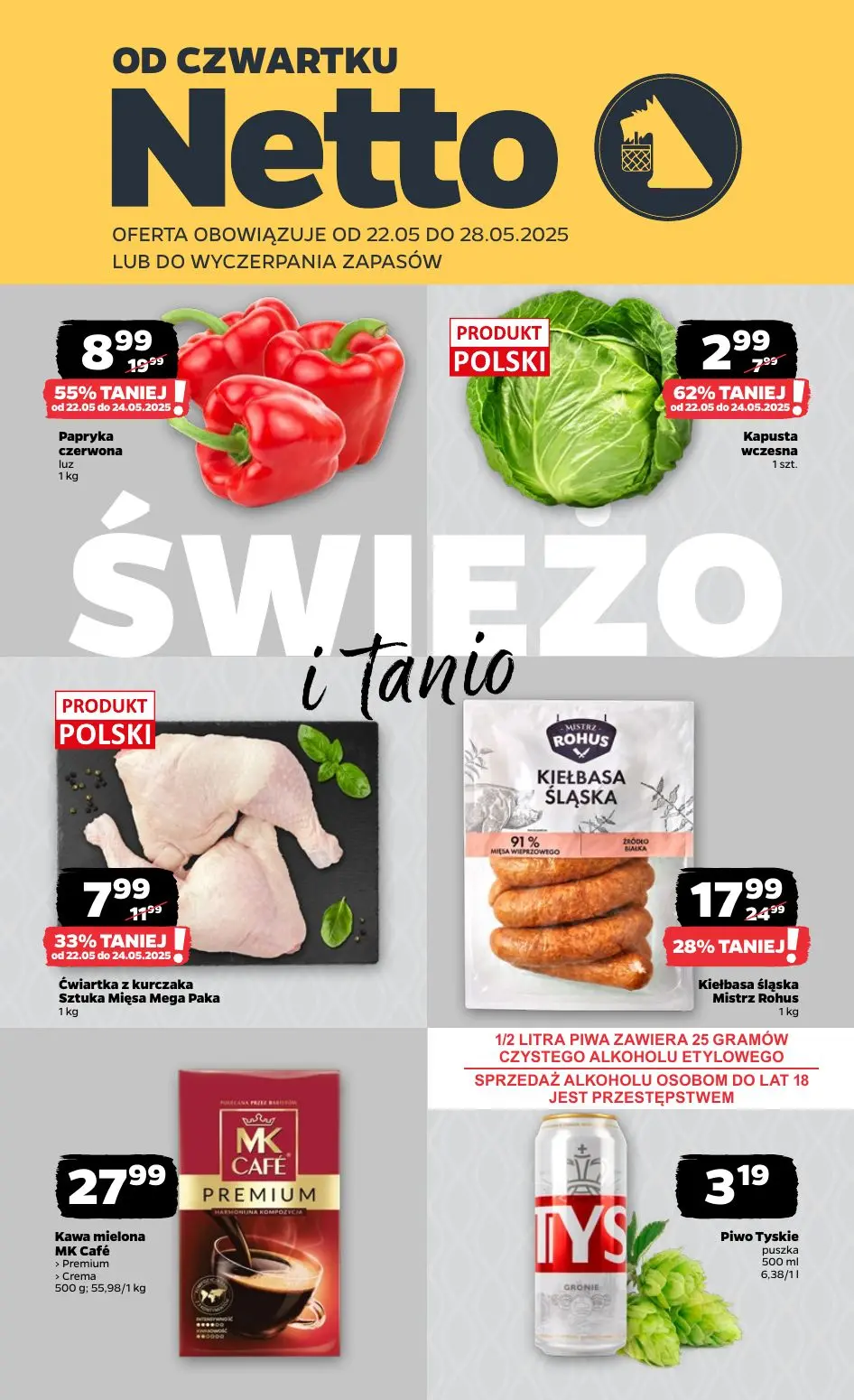 gazetka promocyjna NETTO Świeżo i tanio! - Strona 1