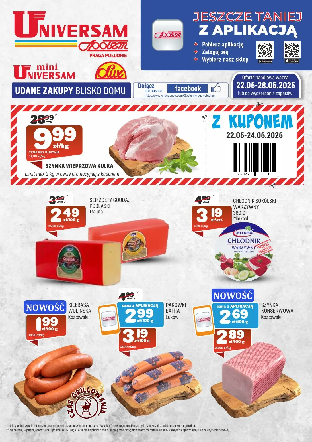 gazetka promocyjna Społem Praga Udane zakupy blisko domu - Strona 1