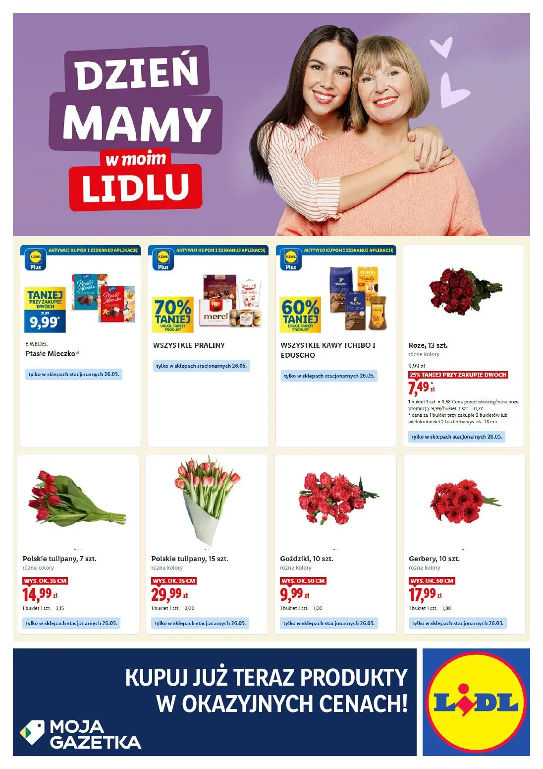 gazetka promocyjna LIDL Dzień Mamy w moim Lidlu - Strona 1