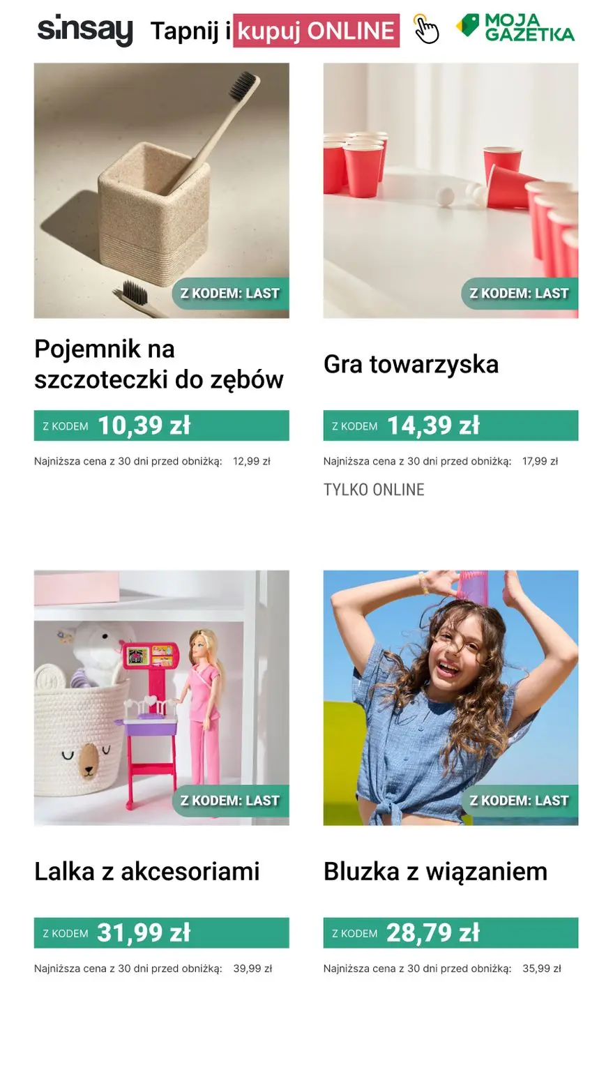 gazetka promocyjna Sinsay OSTATNIE SZTUKI 🌺 - Strona 4