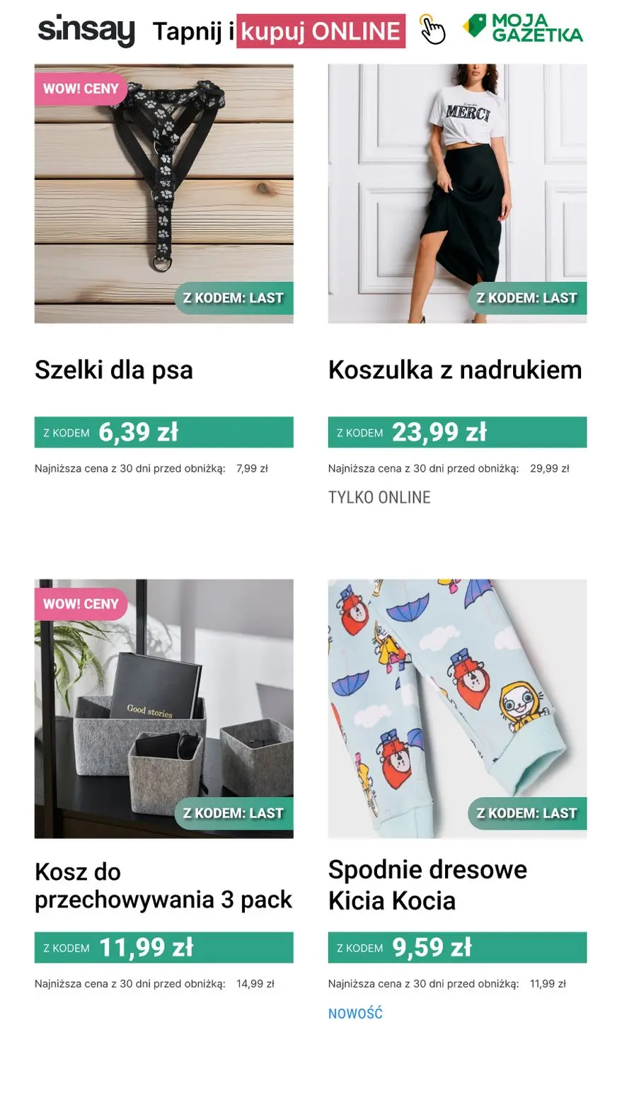 gazetka promocyjna Sinsay OSTATNIE SZTUKI 🌺 - Strona 6