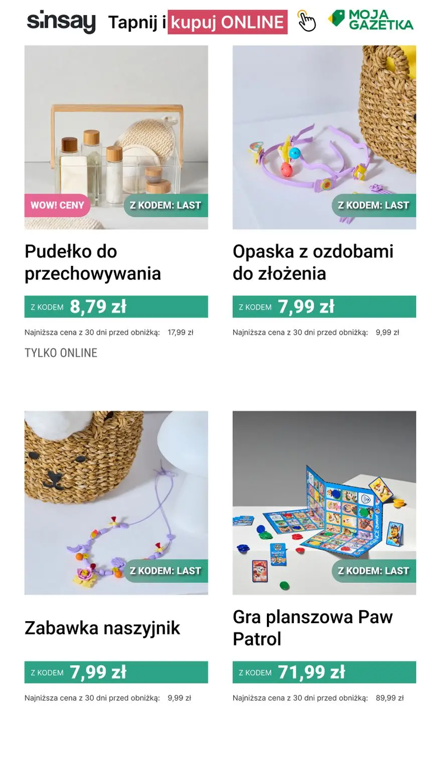 gazetka promocyjna Sinsay OSTATNIE SZTUKI 🌺 - Strona 13