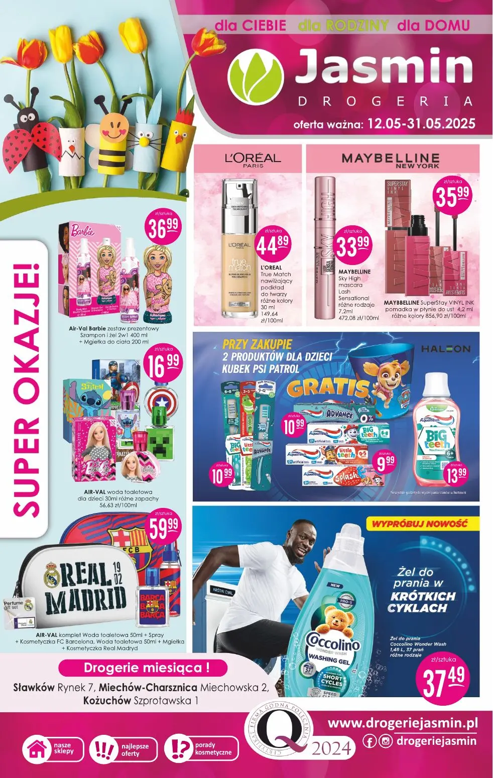 gazetka promocyjna DROGERIE JASMIN - Strona 1