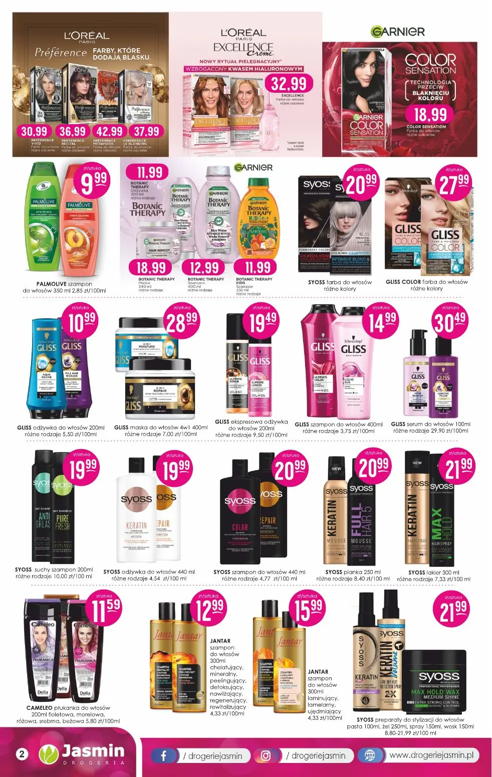 gazetka promocyjna DROGERIE JASMIN - Strona 2