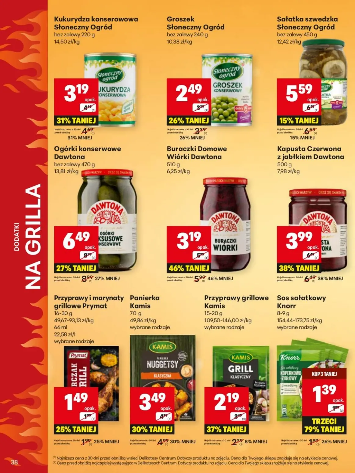 gazetka promocyjna Delikatesy Centrum Lada na grilla - Strona 38