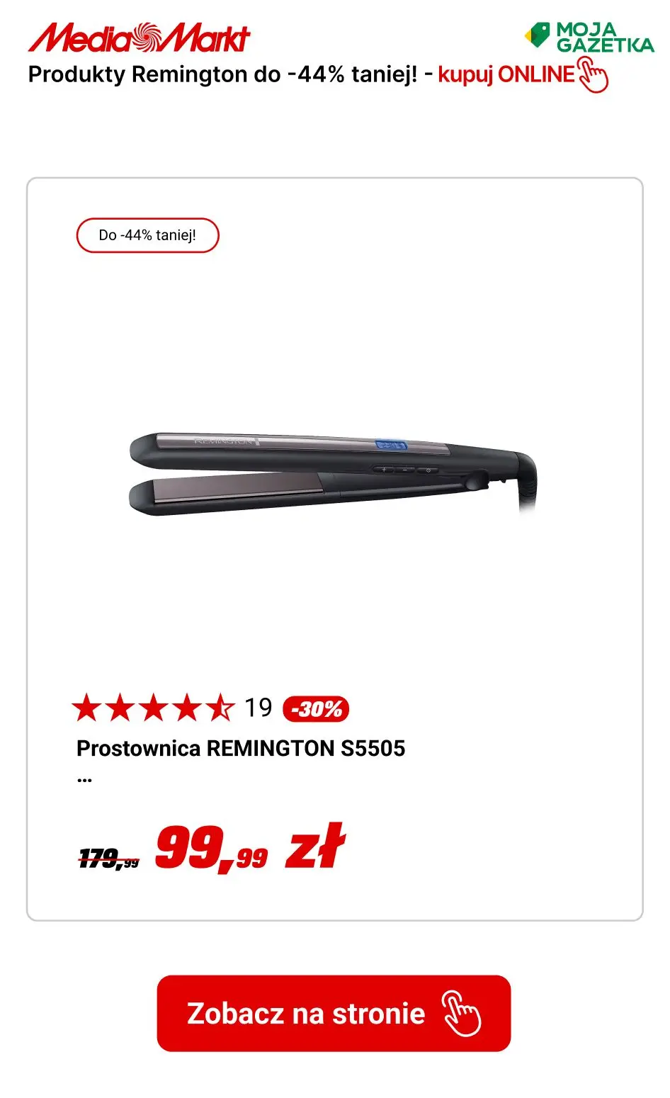 gazetka promocyjna Media Markt Marka Remington do -44%! - Strona 2
