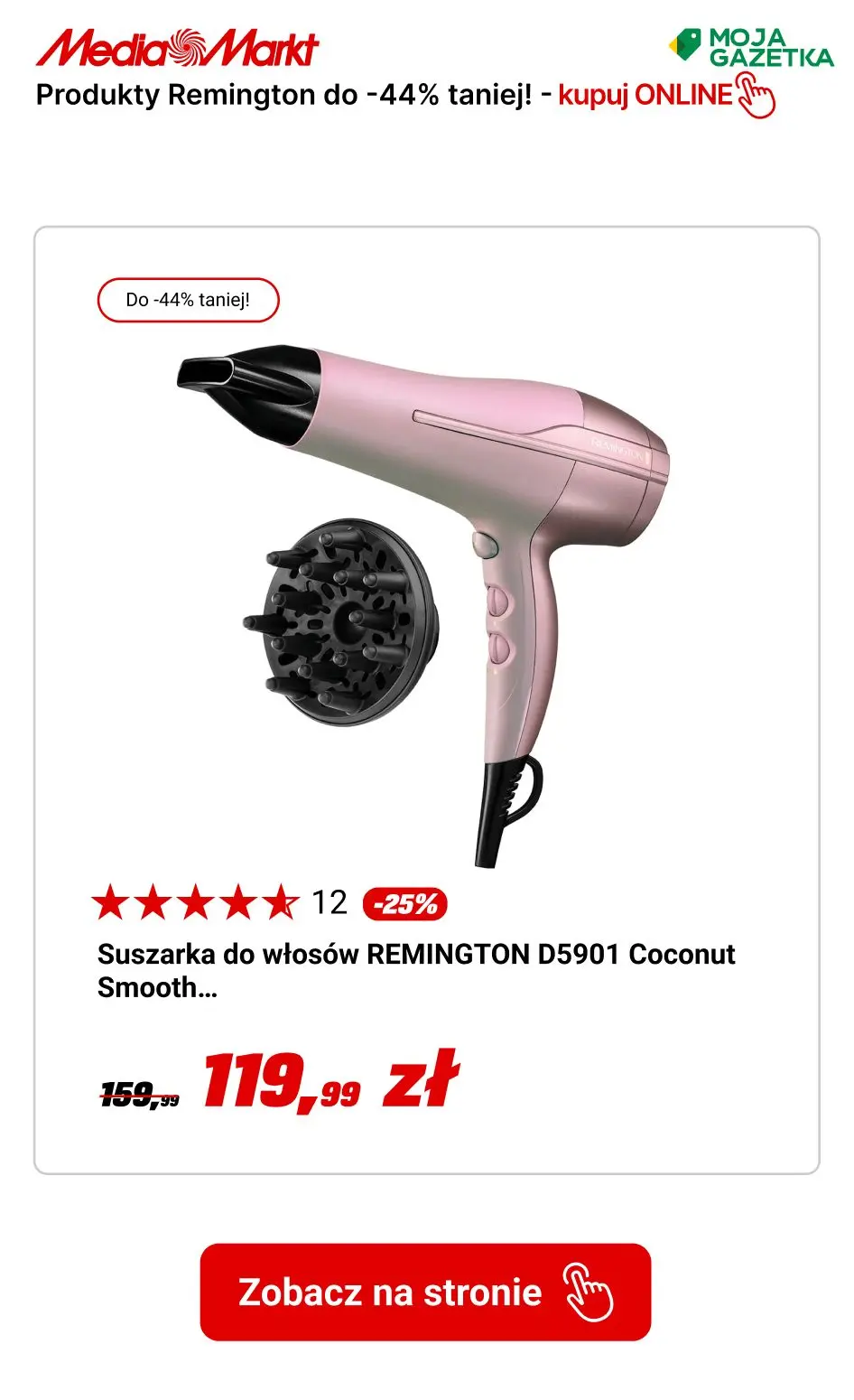 gazetka promocyjna Media Markt Marka Remington do -44%! - Strona 4
