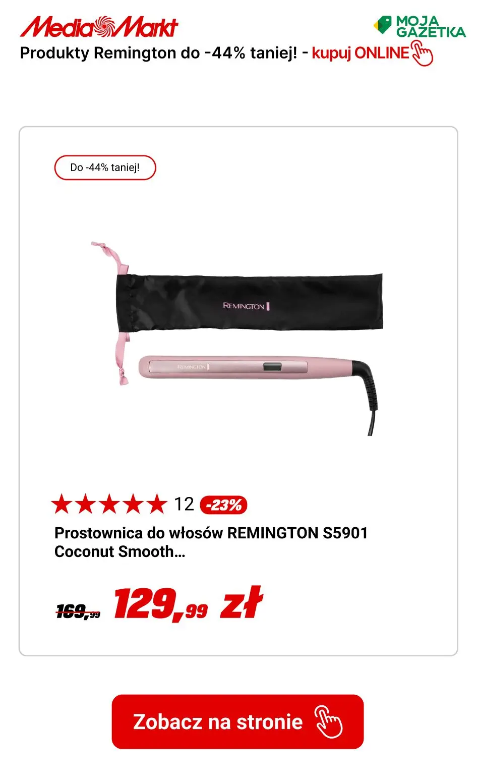 gazetka promocyjna Media Markt Marka Remington do -44%! - Strona 6