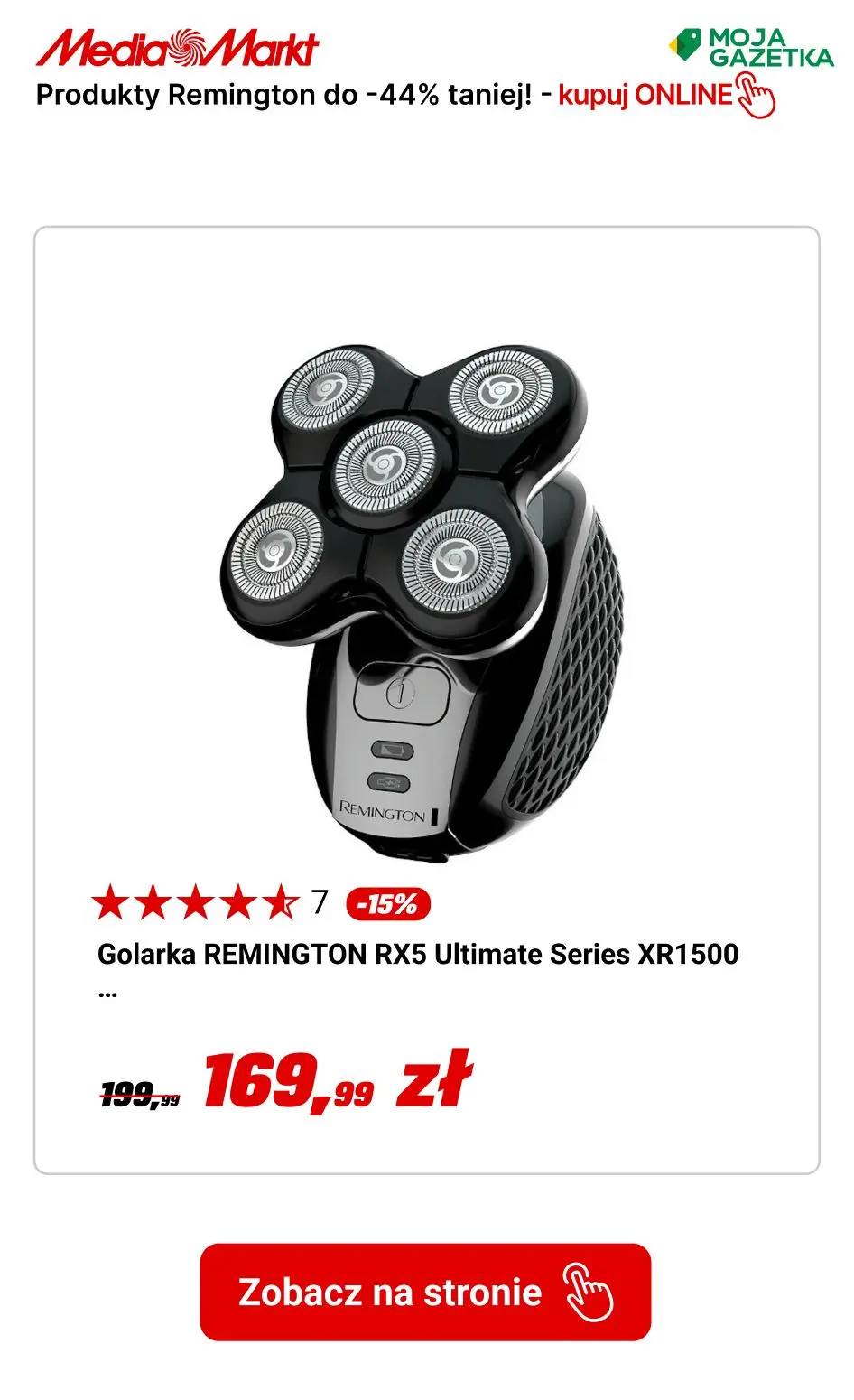 gazetka promocyjna Media Markt Marka Remington do -44%! - Strona 9