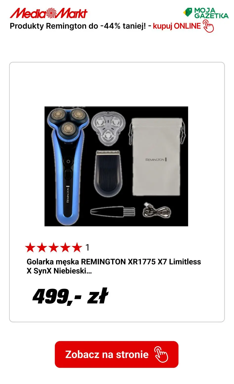 gazetka promocyjna Media Markt Marka Remington do -44%! - Strona 10
