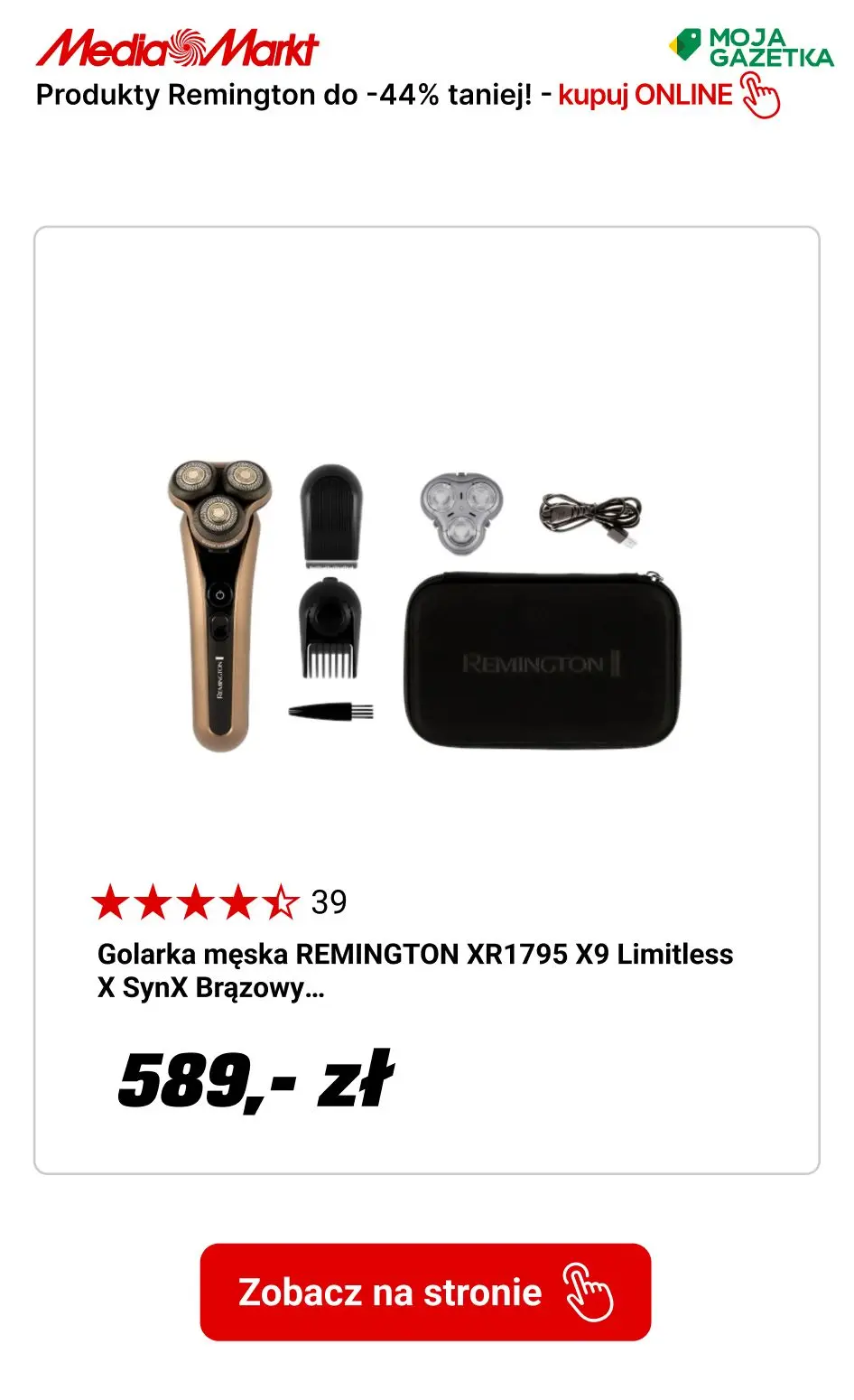 gazetka promocyjna Media Markt Marka Remington do -44%! - Strona 11
