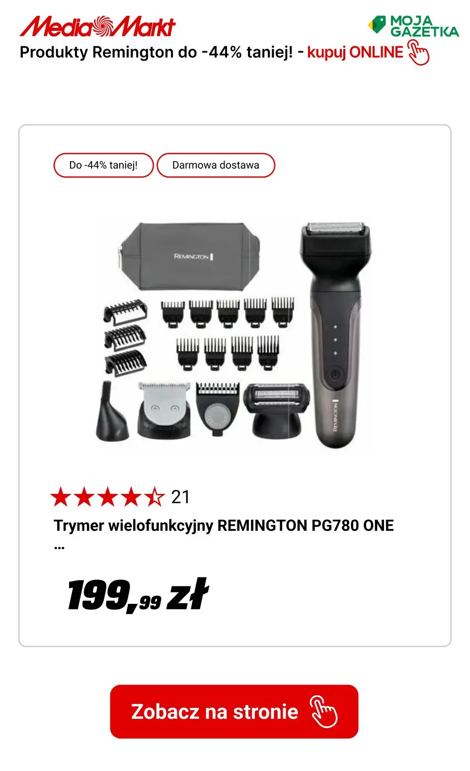 gazetka promocyjna Media Markt Marka Remington do -44%! - Strona 12