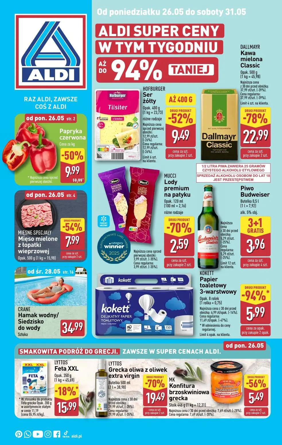 gazetka promocyjna ALDI Raz ALDI, zawsze coś z ALDI - Strona 1