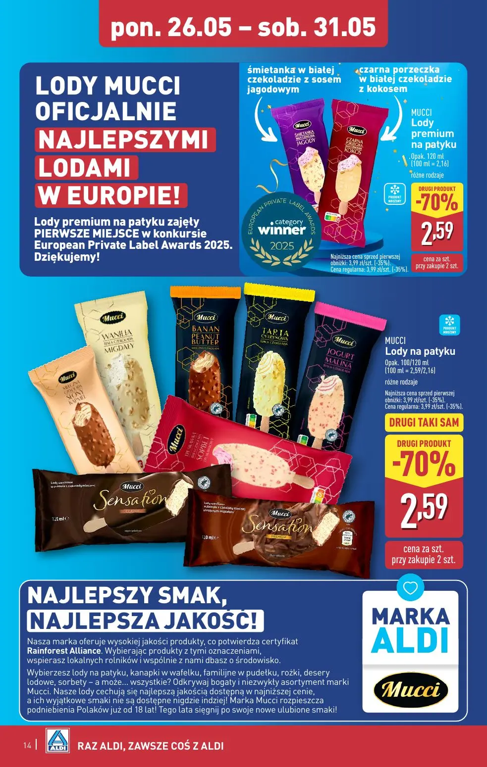 gazetka promocyjna ALDI Raz ALDI, zawsze coś z ALDI - Strona 14