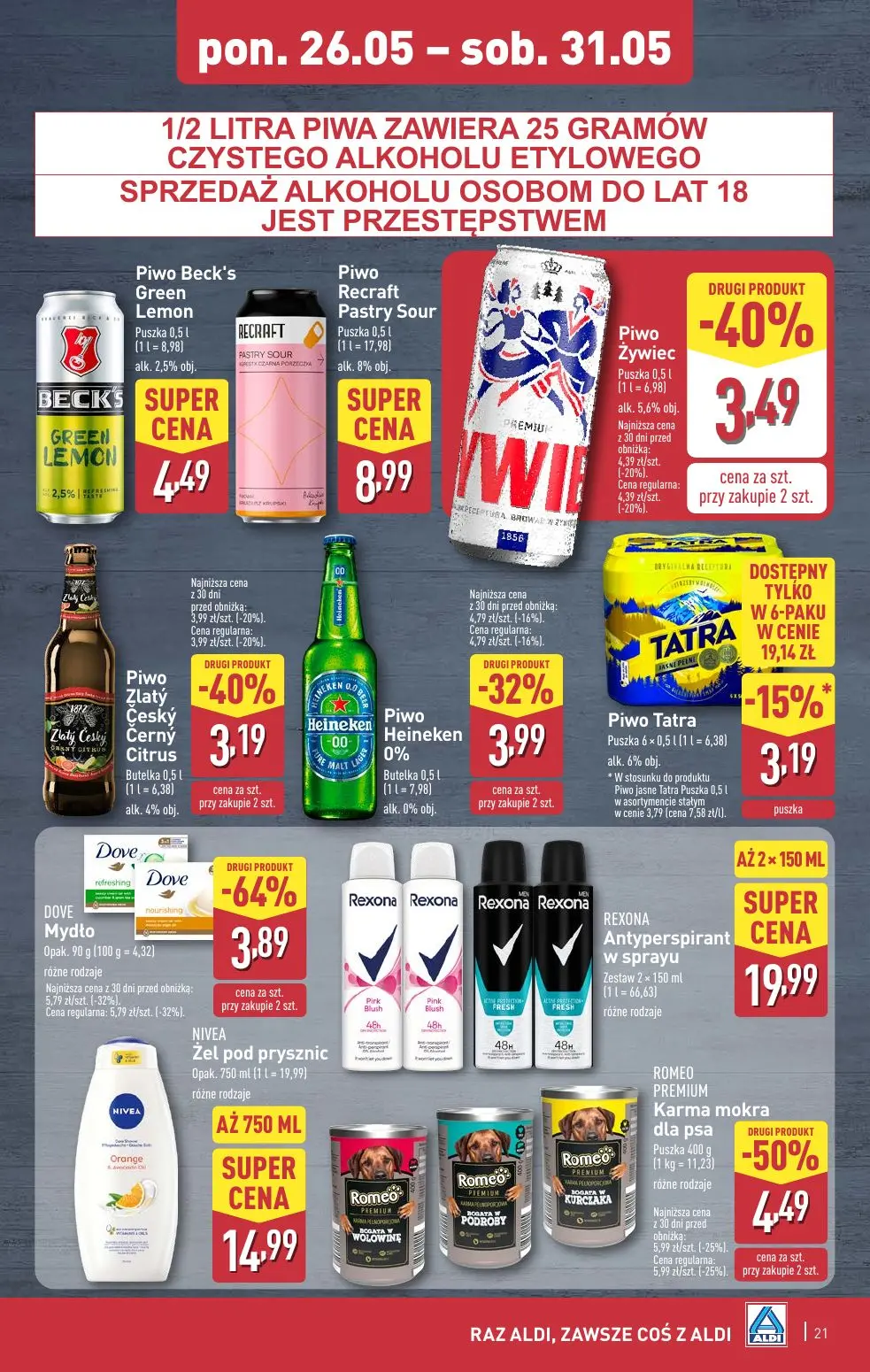 gazetka promocyjna ALDI Raz ALDI, zawsze coś z ALDI - Strona 21