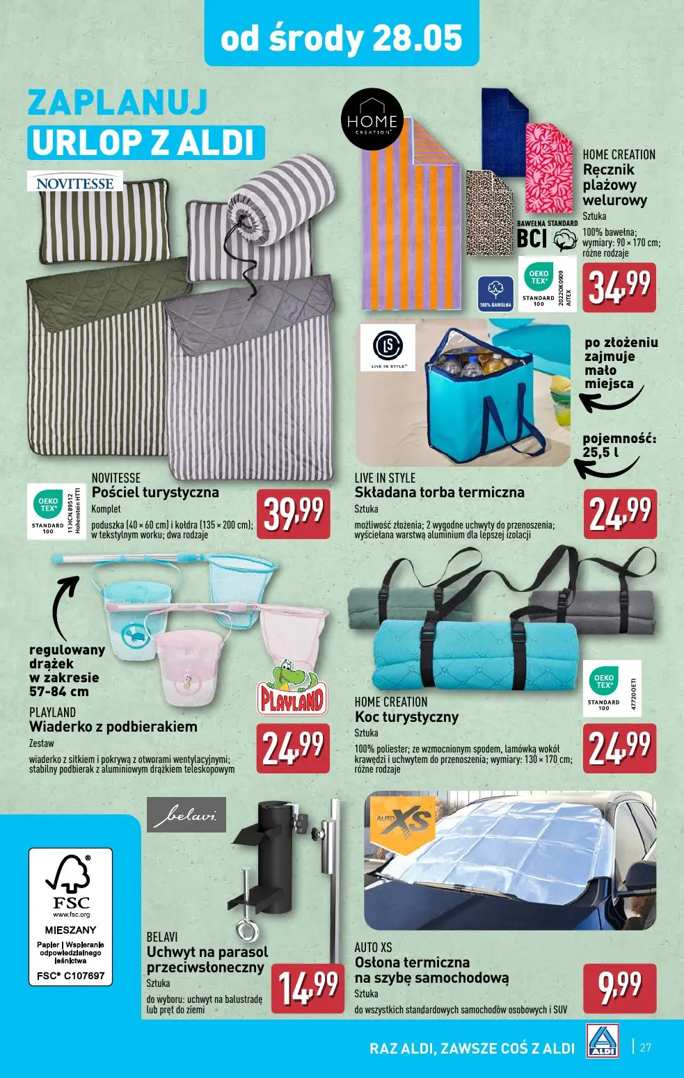 gazetka promocyjna ALDI Raz ALDI, zawsze coś z ALDI - Strona 27