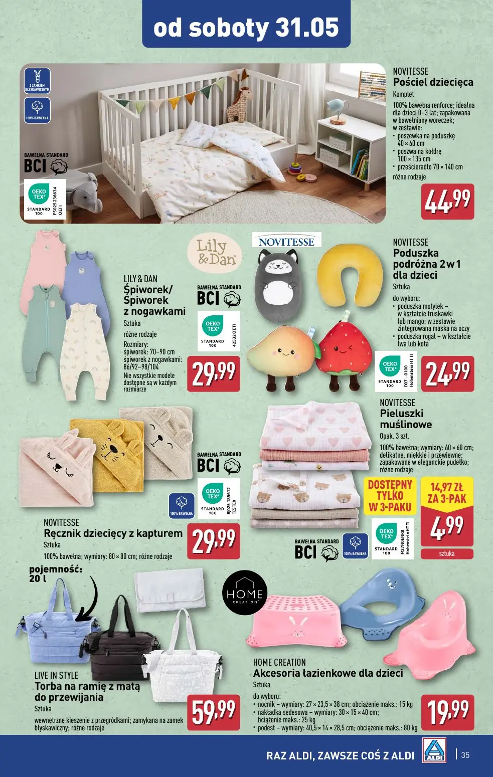gazetka promocyjna ALDI Raz ALDI, zawsze coś z ALDI - Strona 35