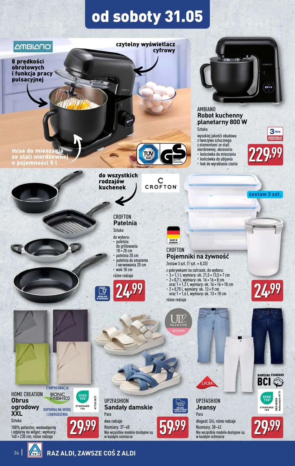 gazetka promocyjna ALDI Raz ALDI, zawsze coś z ALDI - Strona 36