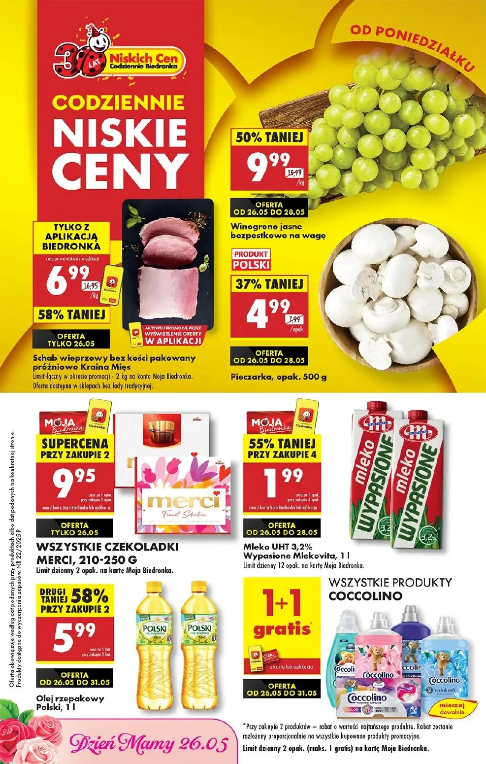 gazetka promocyjna Biedronka Od poniedziałku - Strona 1