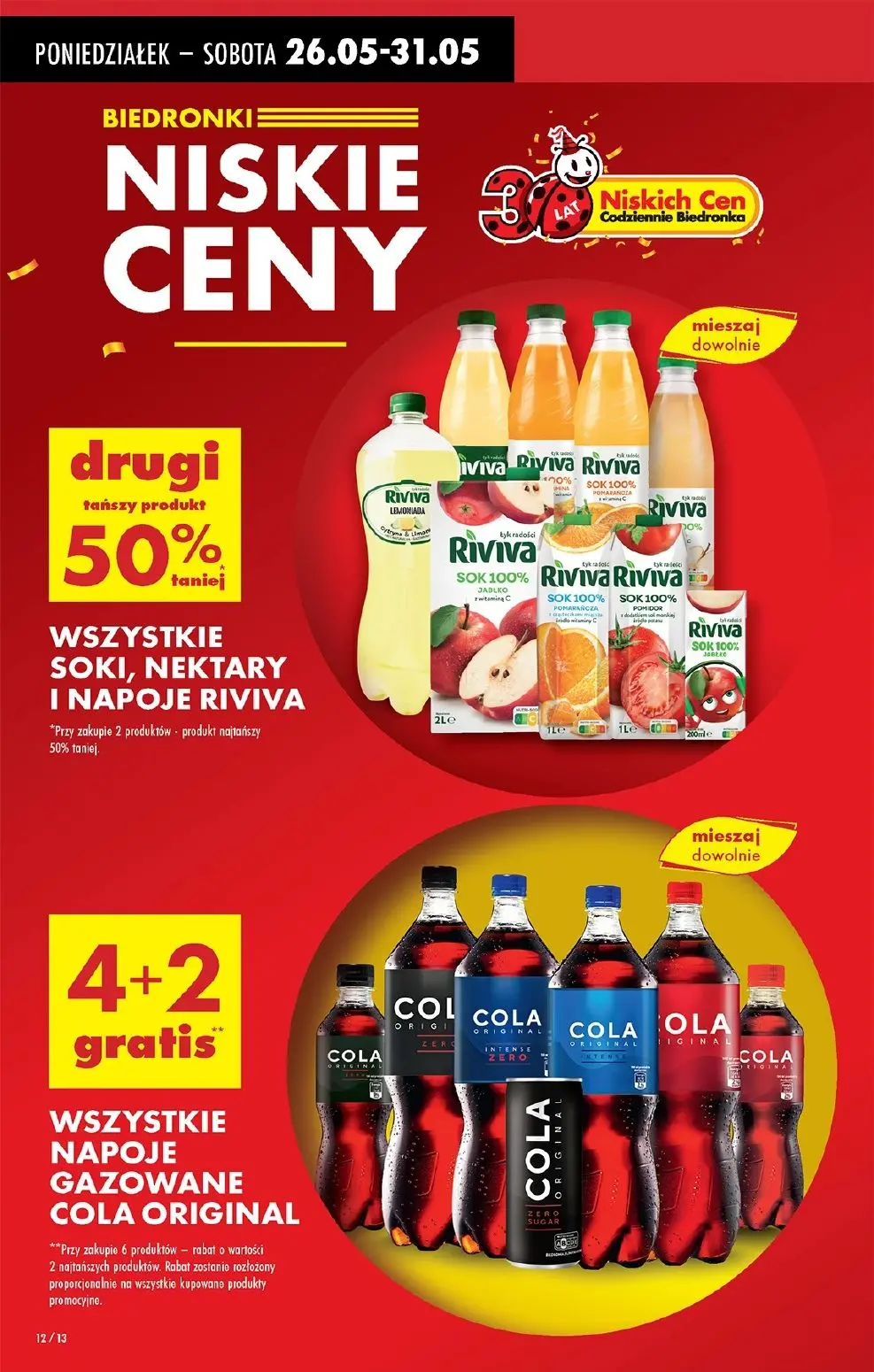 gazetka promocyjna Biedronka Od poniedziałku - Strona 12