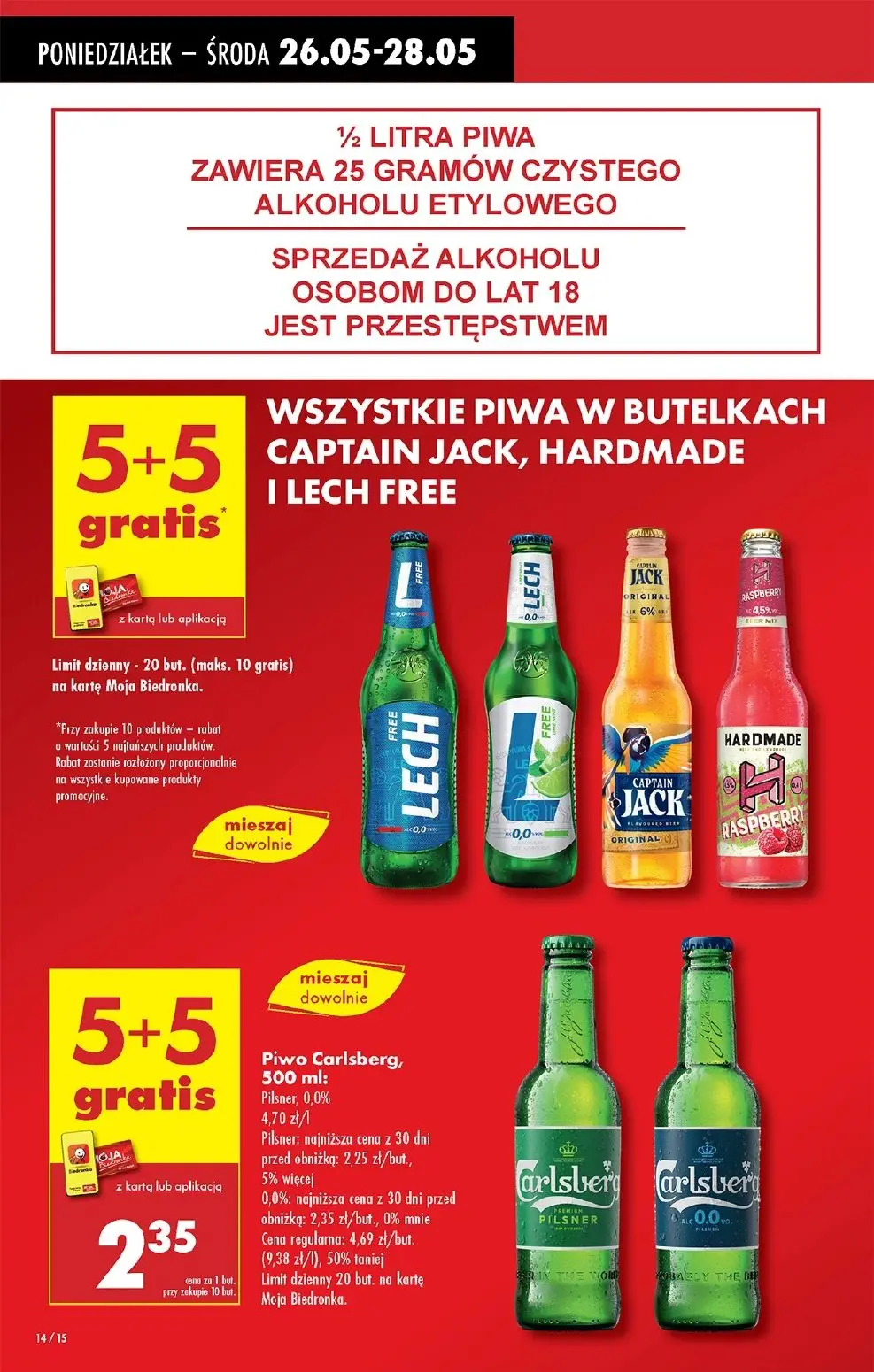 gazetka promocyjna Biedronka Od poniedziałku - Strona 14
