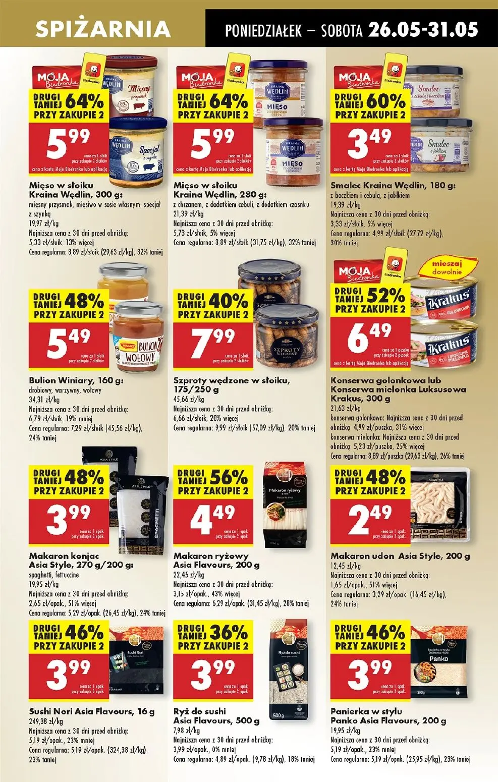 gazetka promocyjna Biedronka Od poniedziałku - Strona 43