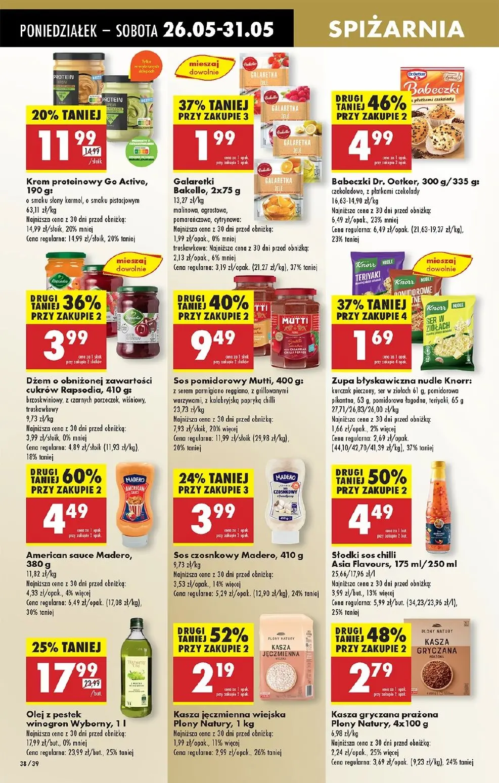 gazetka promocyjna Biedronka Od poniedziałku - Strona 44