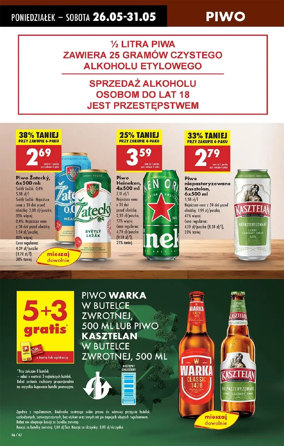 gazetka promocyjna Biedronka Od poniedziałku - Strona 56