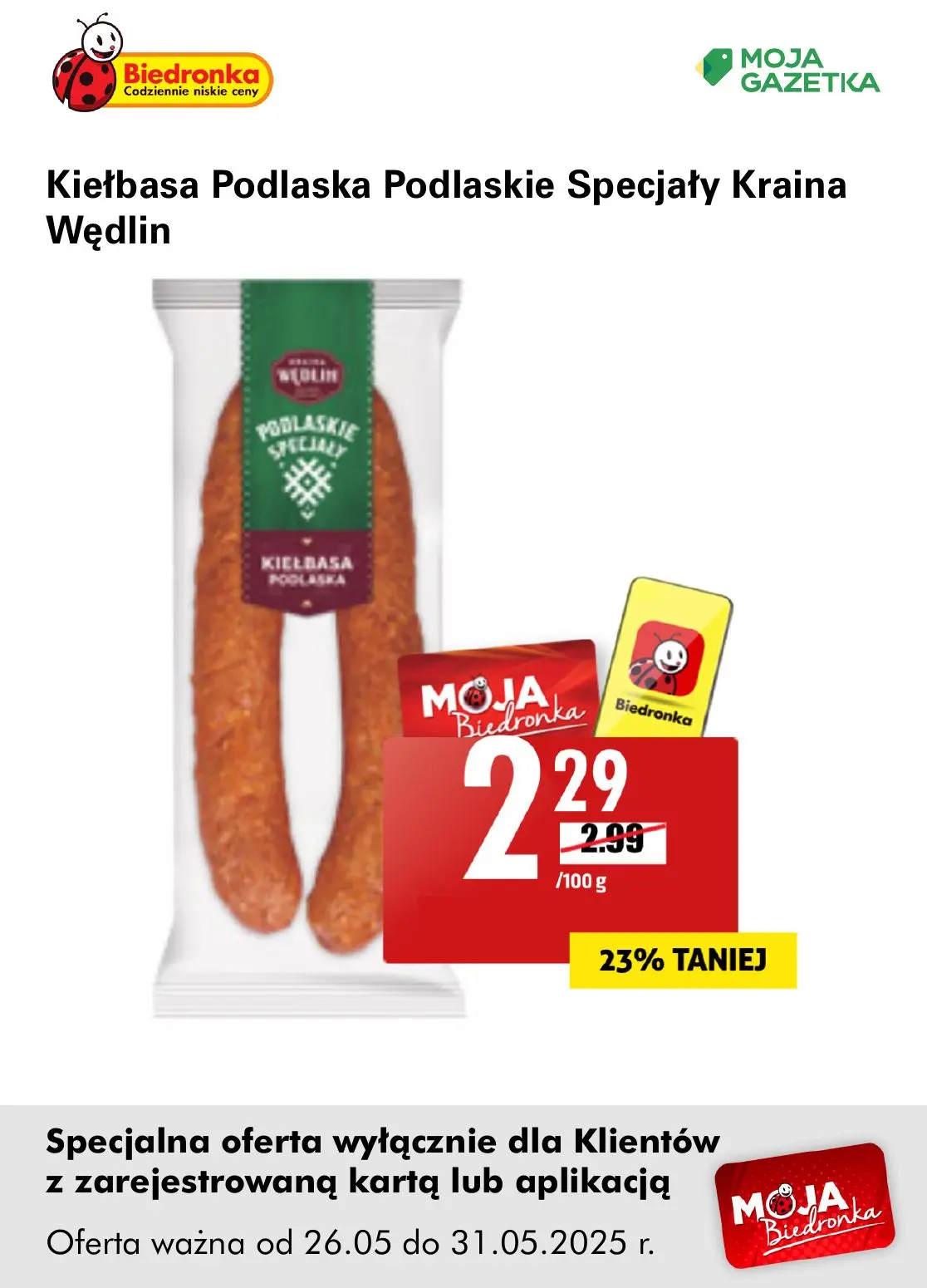 gazetka promocyjna Biedronka Oferta z kartą Moja Biedronka - Strona 14